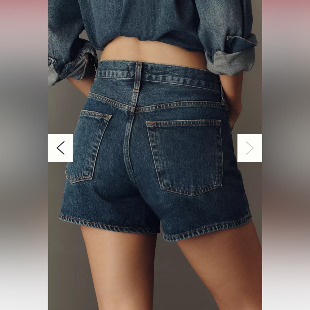 NWT🌷Agolde Parker Long Shorts - Picture 5 of 10